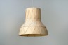 Wood Veneer Light Open 55 Acabado natural de arce, resistente a UV, forma geométrica