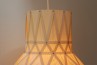 Wood Veneer Light Open 55 - Lámpara Hecha a Mano de Madera de Arce