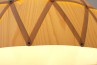 Wood Veneer Light Open 55 - Lámpara Colgante con Madera Natural