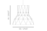 Wood Veneer Light Spherical Open 55 size