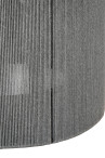 Yarn Light 80 Grey Colgante – Estructura de acero negro mate
