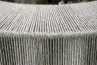 Yarn Light 80 Grey – Detalle de envoltura de hilo hecha a mano