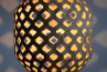 Bamboo Light Hexagonal Beehive 50 Iluminación de bambú natural para interiores
