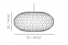 Adamlamp Bamboo Light Hexagonal Ellipse 75
