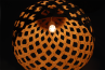 Bamboo Light Hexagonal Beehive 50 Half – luz cálida y elegante con estética en bambú