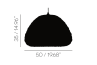 Adamlamp C 4 Pendant Light size