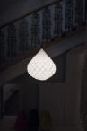 Adamlamp geometric ceiling light installation casati hotel budapest lobby lighting 