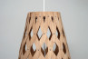 Bamboo Light Hexagonal Cigar 105, lámpara colgante de bambú con forma de cigarro y diseño exclusivo