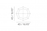 adamlamp deltoidal Faceted Light Gold 43 size image 02