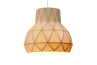 Wood Veneer Light Robust 60 - Elegante Lámpara Colgante de Arce