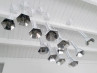 Adamlamp Hexagon Chrome Pendant Light White