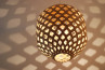Bamboo Light Hexagonal Beehive 50 Iluminación de bambú para salón moderno