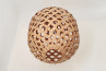Bamboo Light Hexagonal Beehive 50 Lámpara de bambú para comedor elegante