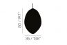 Adamlamp Ellipse Light Es4 size