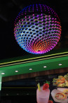 adamlamp led large orb half sphere light 100 cm diameter guru Allee
