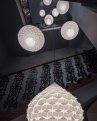 Adamlamp Hexa Lights, suspended lights, stairway, 