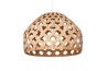 Bamboo Light Hexagonal Beehive 50 Half – lámpara colgante de bambú sostenible