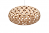 Bamboo Light Hexagonal Ellipse 75, lámpara colgante de bambú con diseño hexagonal