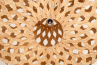 Bamboo Light Hexagonal Ellipse 75, lámpara colgante ecológica, diseño bambú hexagonal