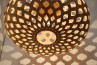 Bamboo Light Hexagonal Ellipse 75, lámpara colgante ecológica, diseño de bambú hexagonal