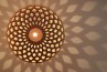 Bamboo Light Hexagonal Ellipse 75, lámpara de bambú moderna con diseño hexagonal ecológico