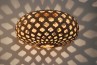 Bamboo Light Hexagonal Ellipse 75, lámpara de bambú ecológica con diseño hexagonal