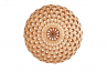 Bamboo Light Hexagonal Ellipse 75, lámpara de bambú para interiores contemporáneos