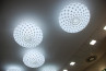 Adamlamp geometry spherical round ceiling light office Merck Hungary Budapest