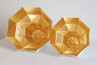 Octagon Fat Gold 43 53 Faceted Suspended Lights inside