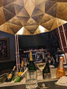 Adamlamp sun chandelier 140 Gold High Gloss Black large dome fixtures sophisto champagne bar budapest