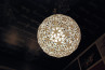 lattice light ball 60 pendant light geometry ball shape light floral structure ceiling lamp spice shop fuszeresz budapest