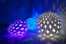 Adamlamp spiral folding geomtery lamps. The SPIRAL product line consists of decoration lamps for both in- and outdoor usage. 