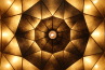 Sun Chandelier Gold Stainless Steel 70 