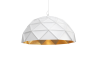 Sun Chandelier Gold Stainless Steel 100 – Lámpara geométrica elegante con efecto dorado metálico.