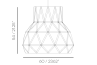 Adamlamp Wood Veneer Light Robust 60 size 