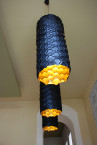 Adamlamp Custom Geometry Lights Yiddishe Mamma Mia Restaurant  