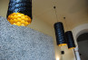Adamlamp Custom Geometry Lights Yiddishe Mamma Mia Restaurant  