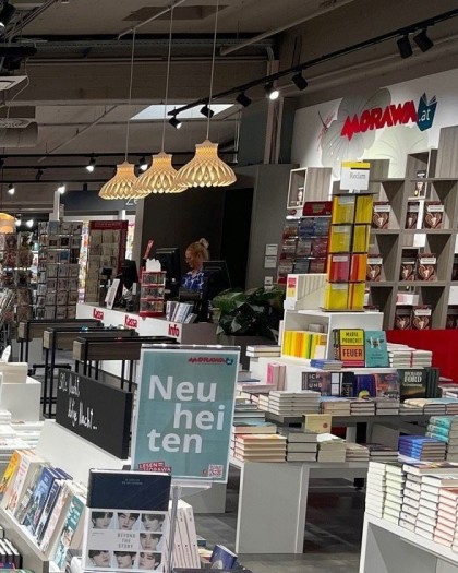 Dome Wide Pendant Light Morawa Bookstores Austria