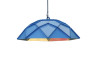 BLOOM Chandelier 80 luce azzurra interno oro design