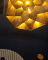 BLOOM Chandelier 80 interno oro lucido artigianale