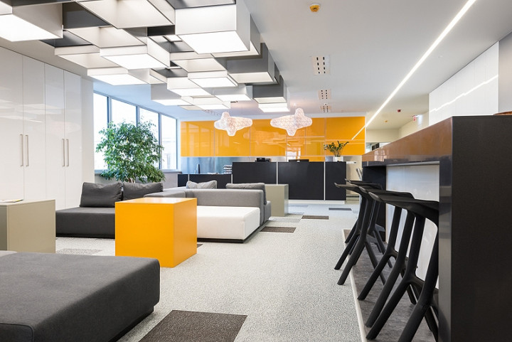 Cloud Light 125 Cloud shape large ceiling light design light fixture BASF reception interior Office Nordic Light 