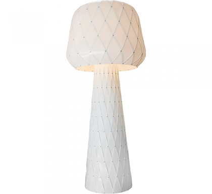Diamond Grid Floor Light 160 White thumb 01