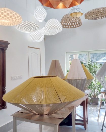 ADAMLAMP Yarn dense yarn lamp, bespoke interior, modern store lighting