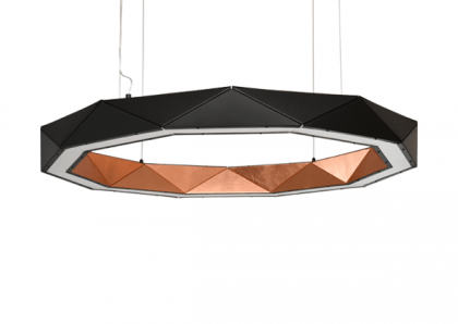 adamlamp sun chandelier ring led light copper 100 light fixtures led luminares thumb