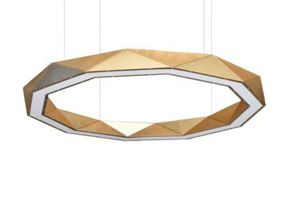adamlamp sun chandelier ring 120 gold led light circle light fixture 