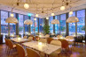 Sun Chandelier Gold 100 Restaurant Galvin Demoiselle Dubai Gold Dome Lighting Fixtures