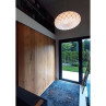 Adamlamp - Diamond Grid Light, D 95 cm - H 45 cm 95, white opal