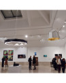 ADAMLAMP lighting installation in contemporary art exhibition