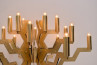 Arm 18 Chandelier Gold 75 Guldljuskrona för stiliga och lyxiga inredningar