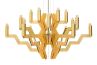 Arm 18 Chandelier Gold 75 Modern guldkrona för lyxiga inredningar